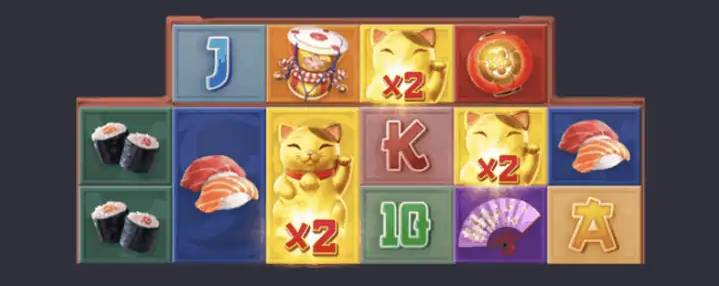 Lucky Neko Cat Symbol Multiplier Feature